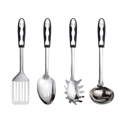 4-Piece No Deformation Cooking Tools Set Kitchen Accessories Stainless Steel